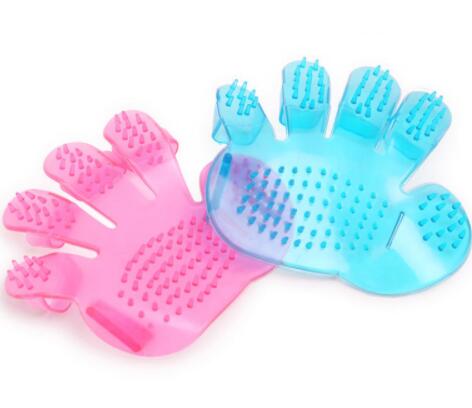 Pet Grooming Glove Brush – 5-Finger Deshedding & Massage Tool for Dogs & Cats