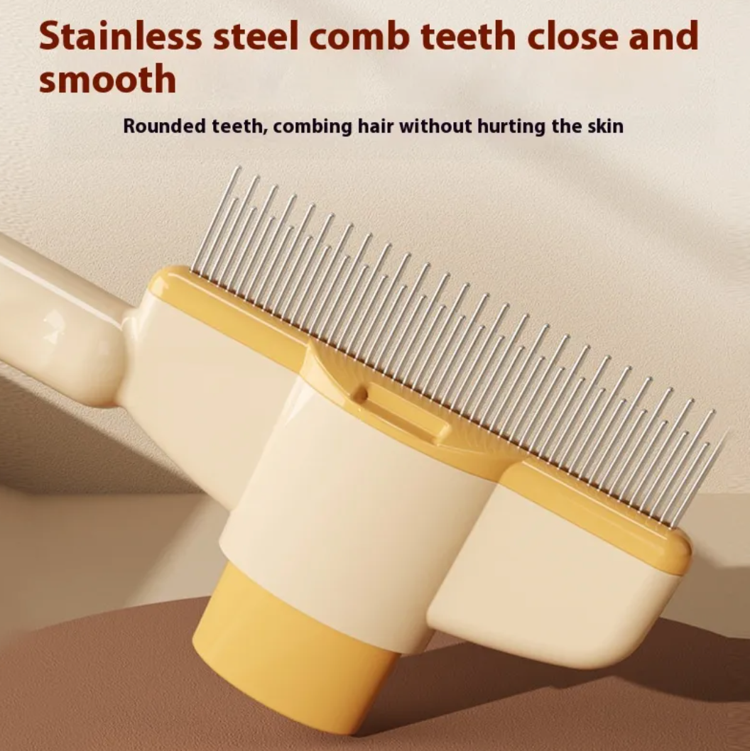 PawClean Self-Cleaning Slicker Brush