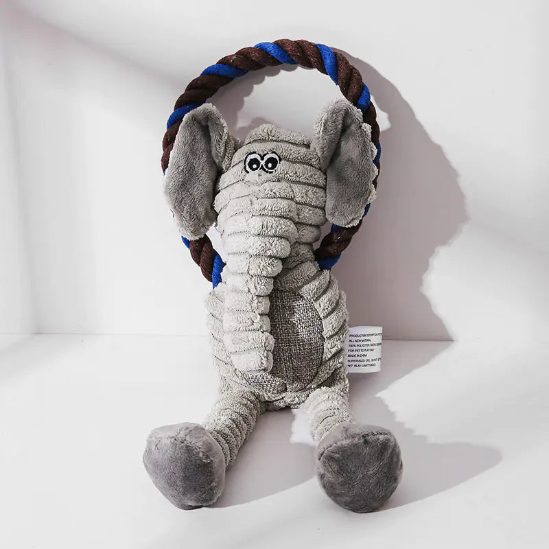 Plush Pet Toys - Monkey, Lion, Elephant Interactive