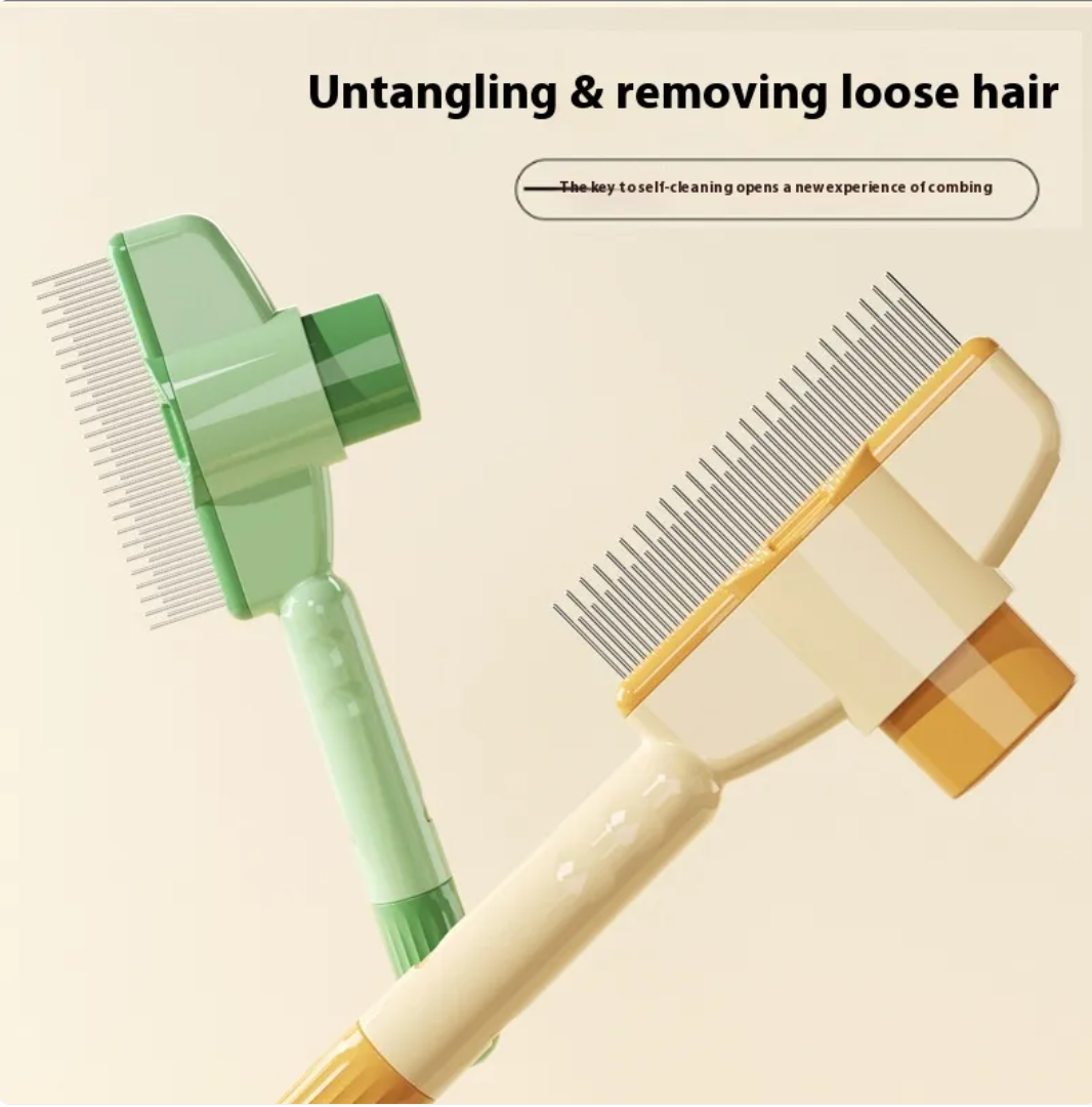 PawClean Self-Cleaning Slicker Brush