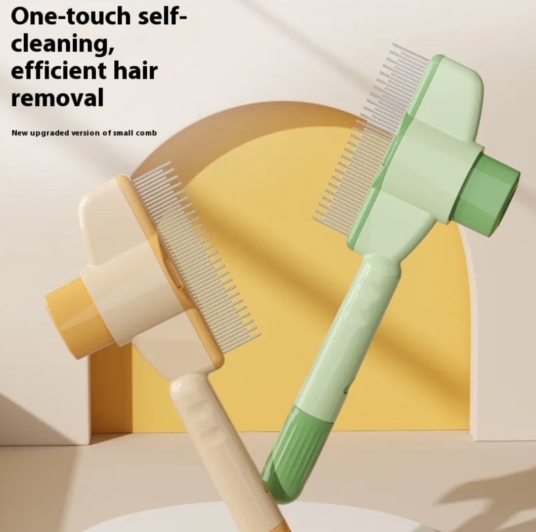 PawClean Self-Cleaning Slicker Brush