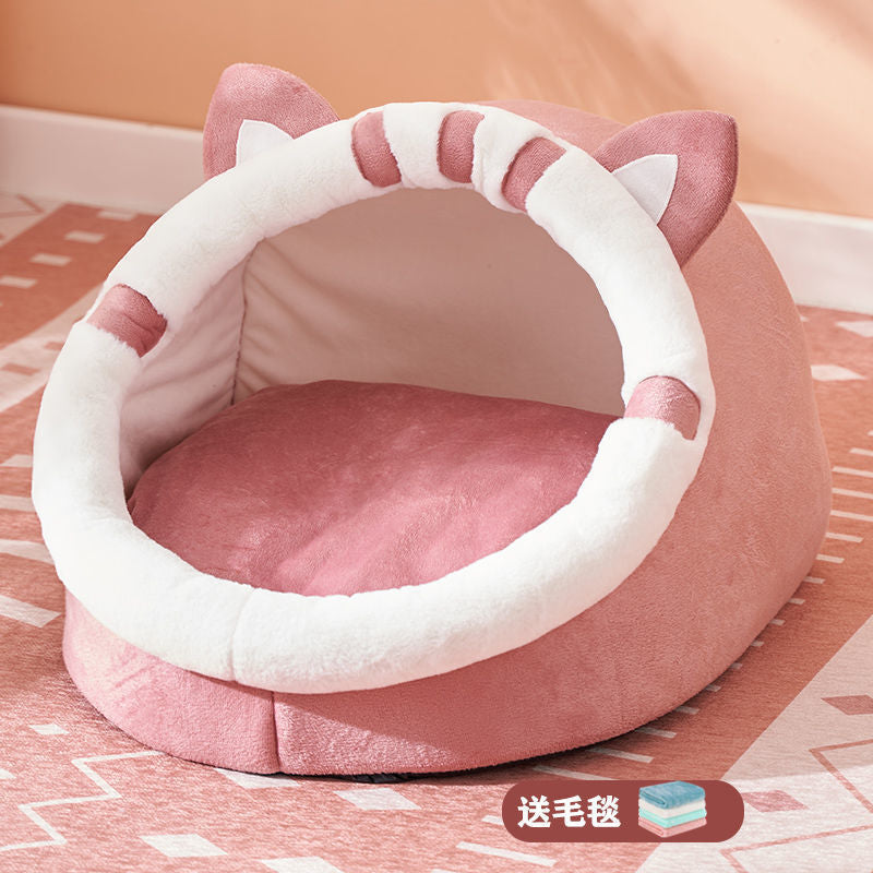 CloudNest Pet Cave Bed