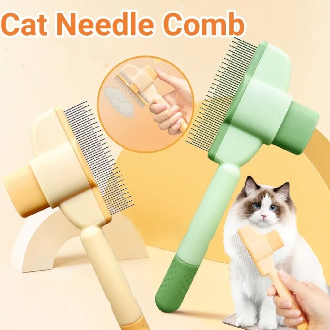 PawClean Self-Cleaning Slicker Brush
