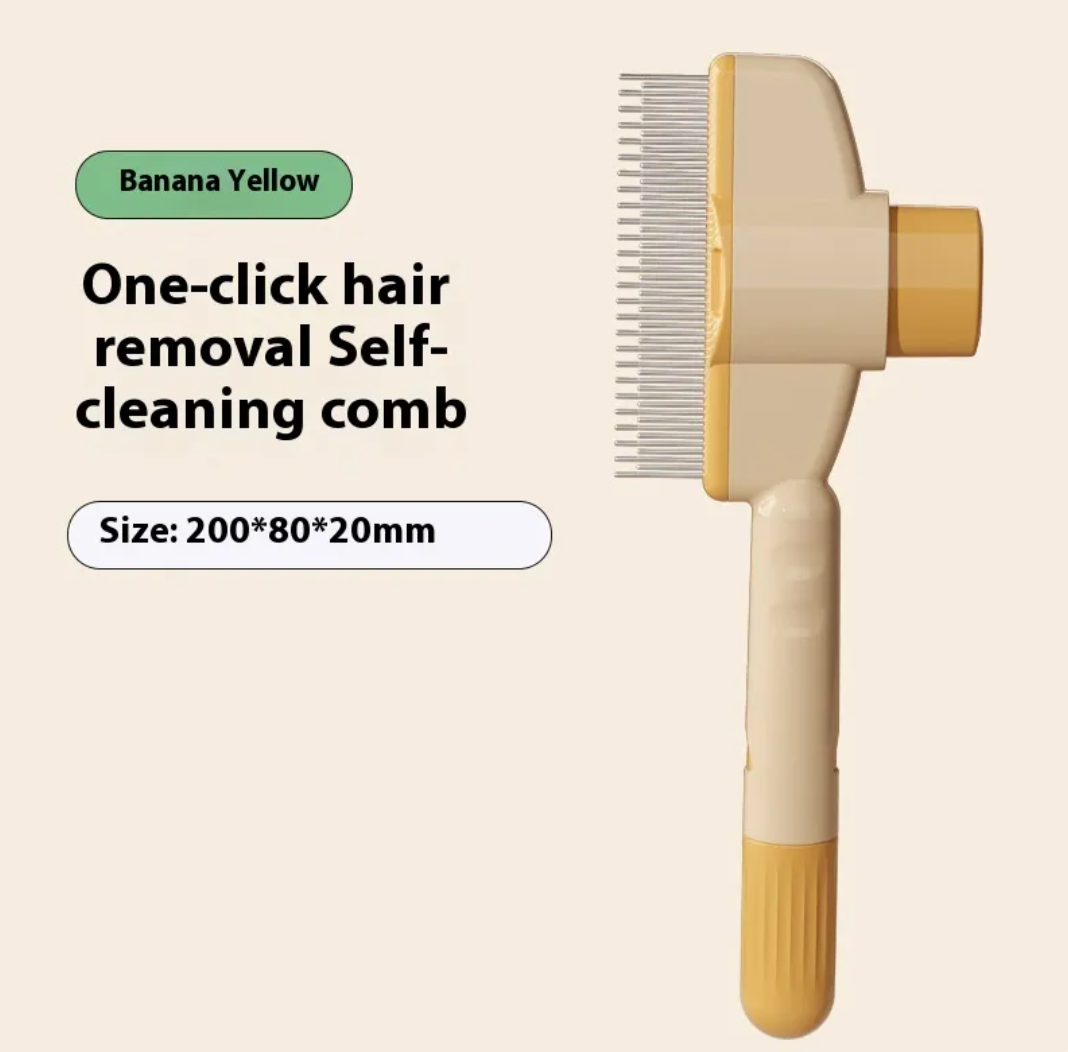 PawClean Self-Cleaning Slicker Brush