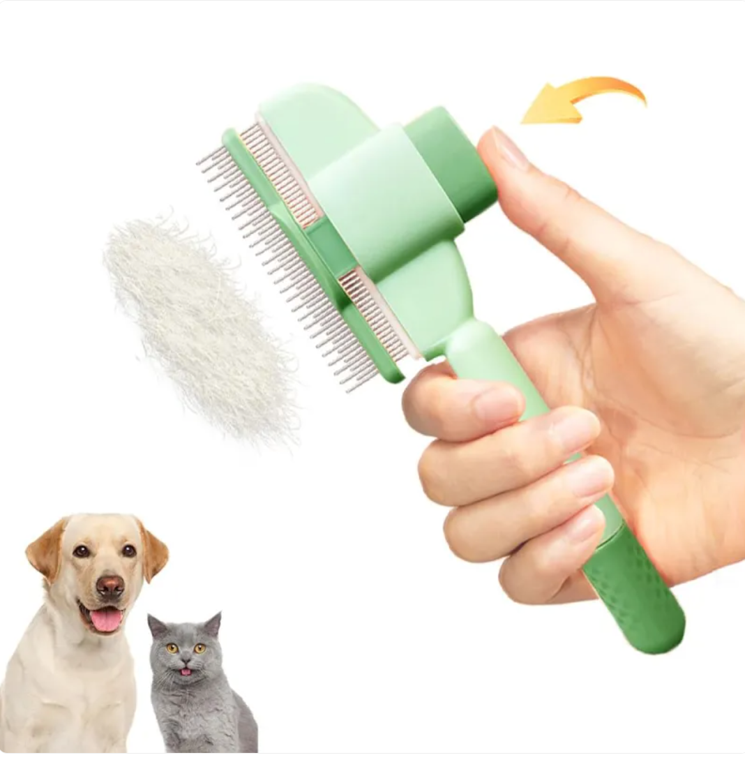 PawClean Self-Cleaning Slicker Brush