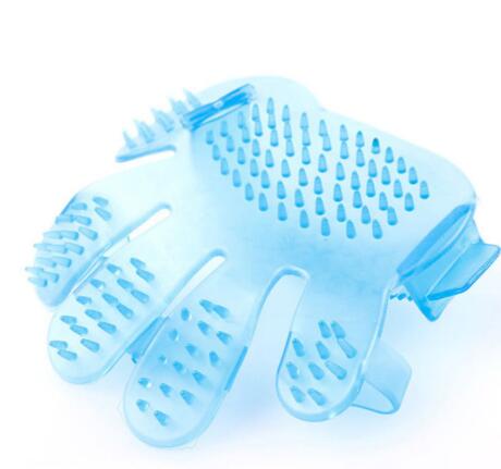 Pet Grooming Glove Brush – 5-Finger Deshedding & Massage Tool for Dogs & Cats